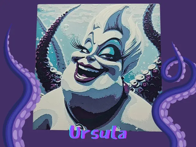 HueForge model: Ursula (Disney Villain Hueforge) by BusyKikiBee