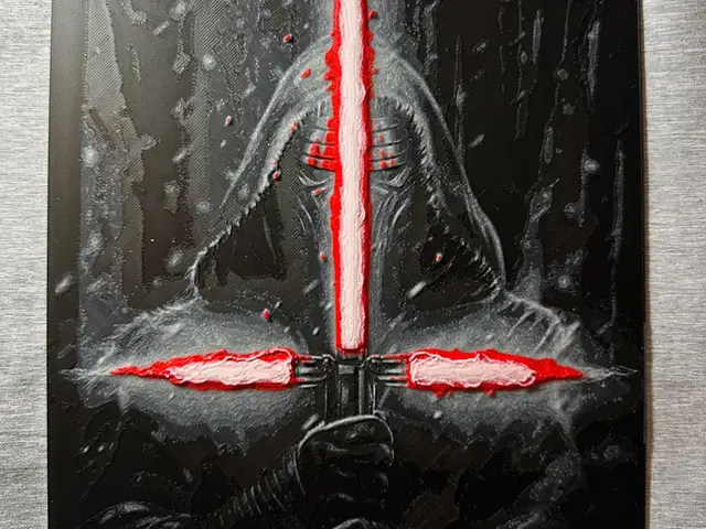 HueForge model: Kylo Ren 2 Hueforge by Hey Ben