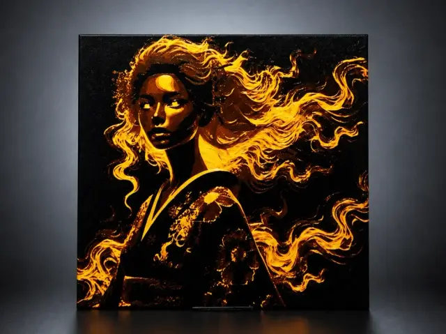 Flame Empress - The Fiery Geisha