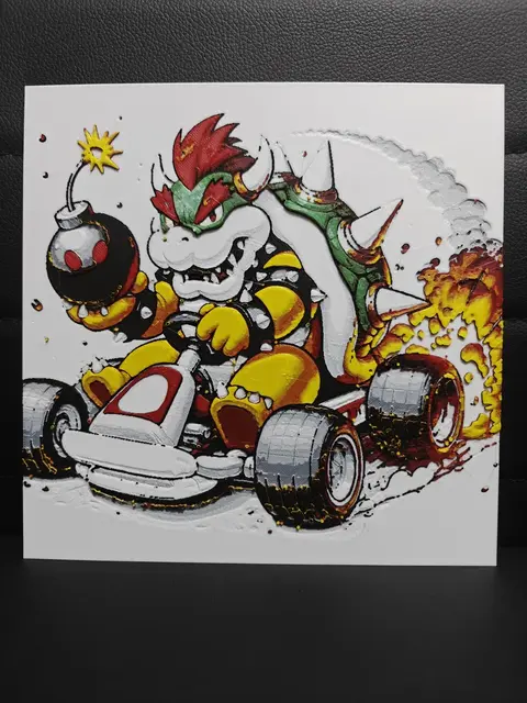 HueForge model: Bowser by TheHueforgeLady