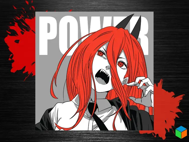 HueForge model: Power Poster – Chainsaw Man Chaos Unleashed by 3D Prints By Vic