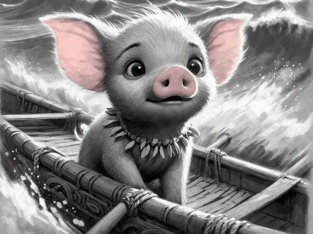 HueForge model: Pua from Moana Hueforge by LoFi Layers