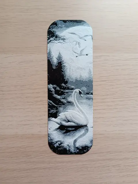HueForge model: Swan Bookmark by Atrus Design
