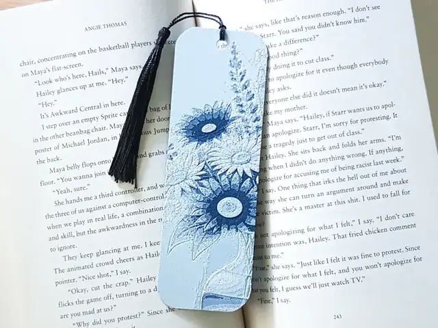 HueForge model: Flower vase Bookmark, Hueforge by Dame Jo