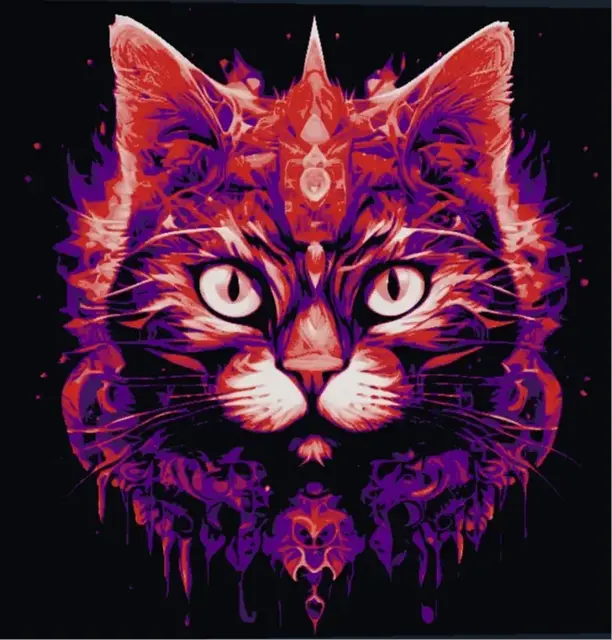 HueForge model: Cat HueForge by Atrus Design