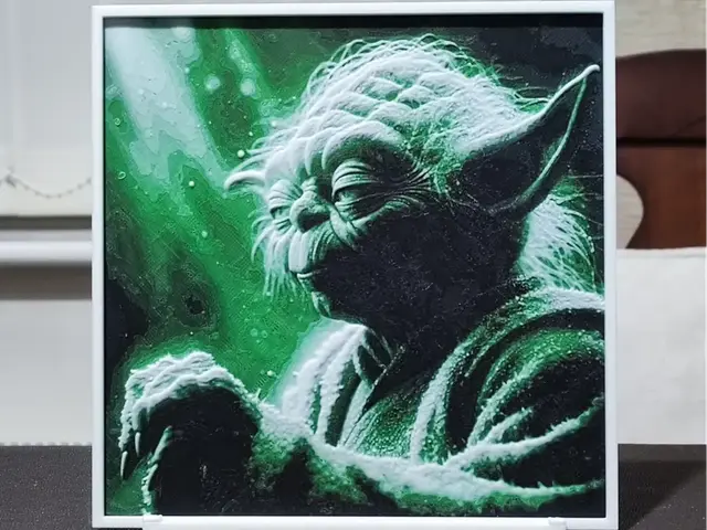HueForge model: Yoda - HueForge 3 Color by BoDad