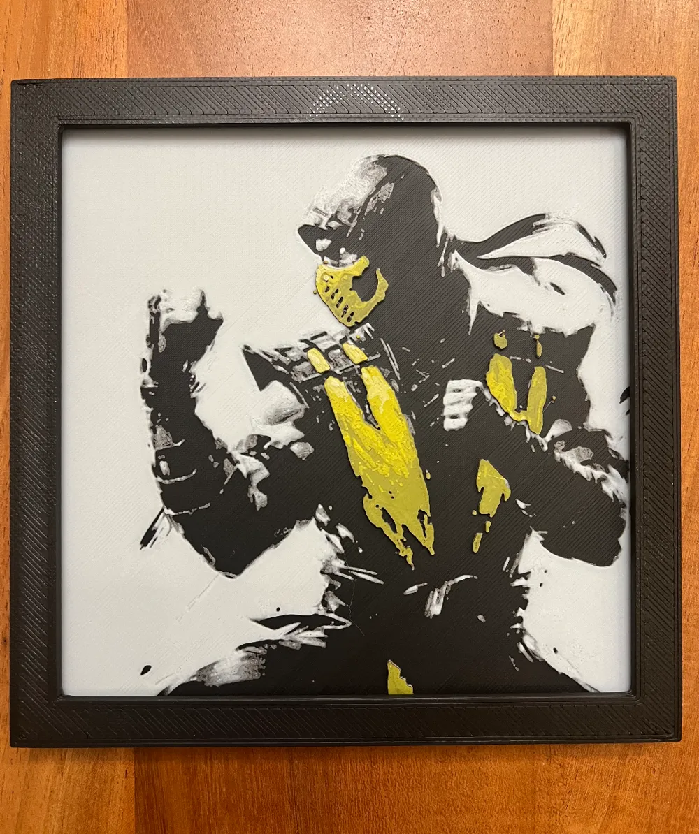 Scorpion by JustBe 3D Printing HueForge model: Scorpion by JustBe 3D Printing