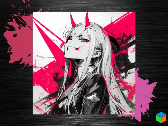 HueForge model: 🛠️ Zero Two HueForge Poster – AMS Ready (.3mf + STL) by 3D Prints By Vic