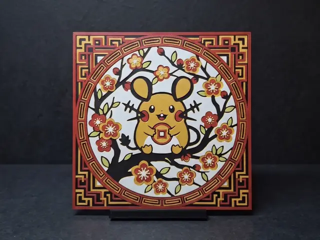 Dedenne Jianzhi Style - Wall Art