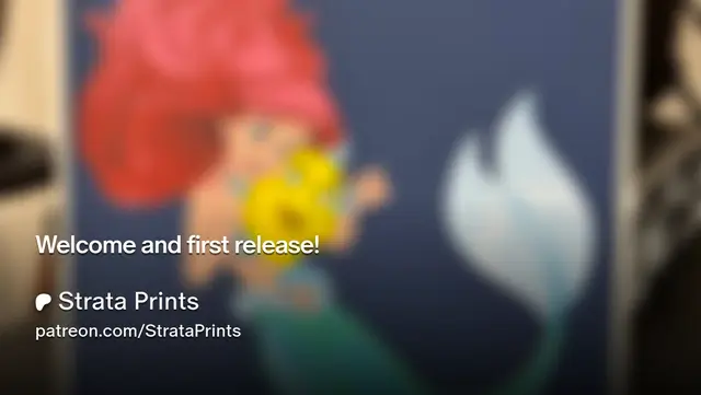 HueForge model: Ariel and Flounder by Strata Prints