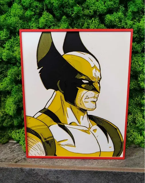 HueForge model: Wolverine by Garuda3D