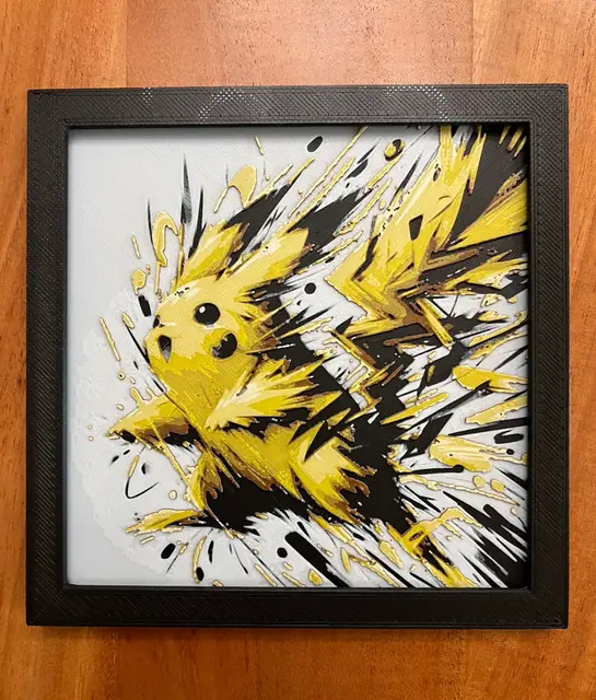 HueForge model: Pikachu by JustBe 3D Printing