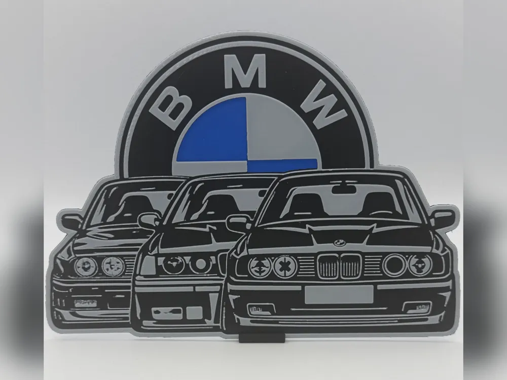 BMW Classics HueForge Print by Thadius HueForge model: BMW Classics HueForge Print by Thadius
