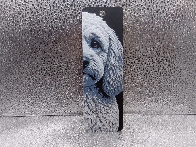 HueForge model: Cockapoo Bookmark – Hueforge by Borishotch Industries