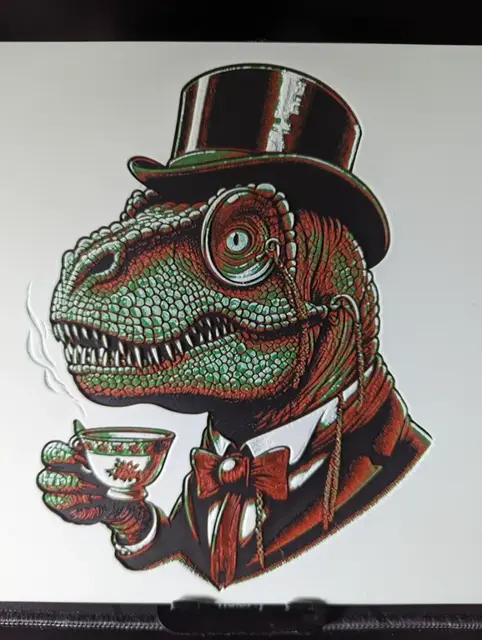 HueForge model: Tea Rex Hueforge by the_bearded_jedi