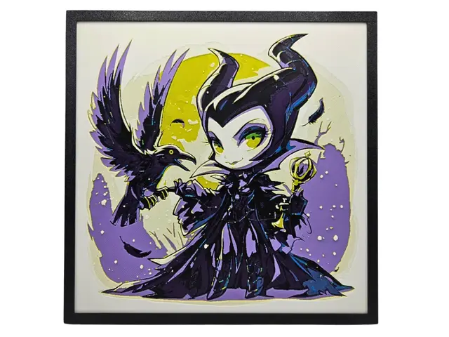 HueForge model: Maleficent - Chibi Edition by BusyKikiBee