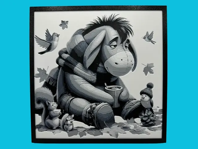 HueForge model: Eeyore - Winnie the Pooh Hueforge by Canadian Gamer