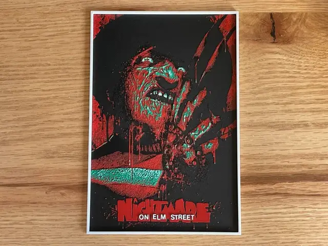 HueForge model: A Nightmare On Elm Street (1984) Movie Poster by NiiON