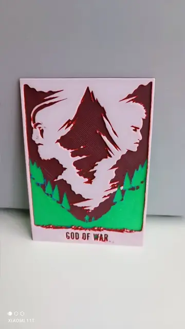 HueForge model: hueforge God of War by KO Additive Labo