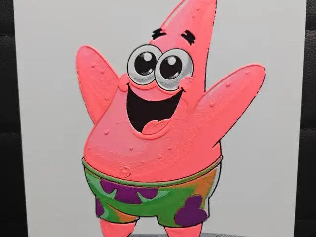 HueForge model: Patrick Star Spongebob by TheHueforgeLady