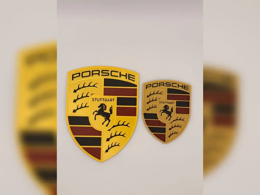2023 Porsche Badge by Thadius HueForge model: 2023 Porsche Badge by Thadius