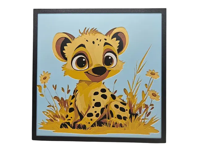 HueForge model: Hyena - Adorable Animals Collection by BusyKikiBee