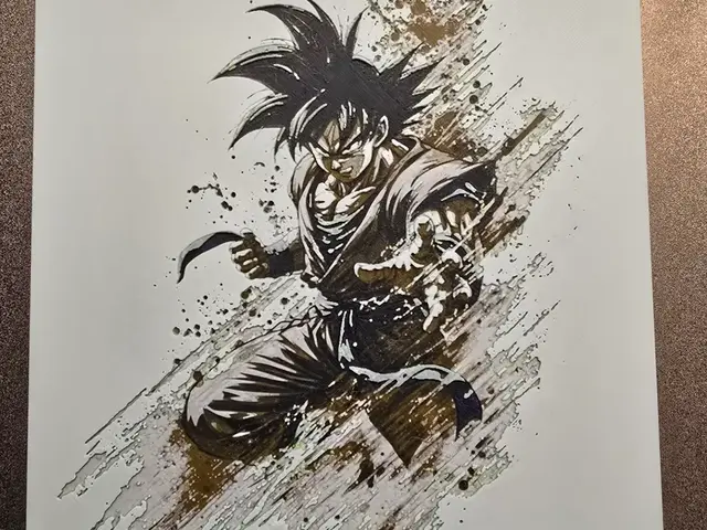 HueForge model: Dragon Ball Z Sangoku Hueforge by 3D-Mentiel