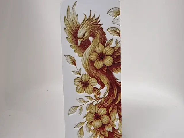 HueForge model: phoenix Bookmark by Morganja