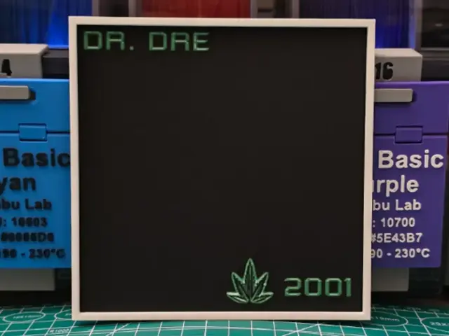 HueForge model: Dr. Dre (2001) Album - Hueforge Art by Lumpy3D