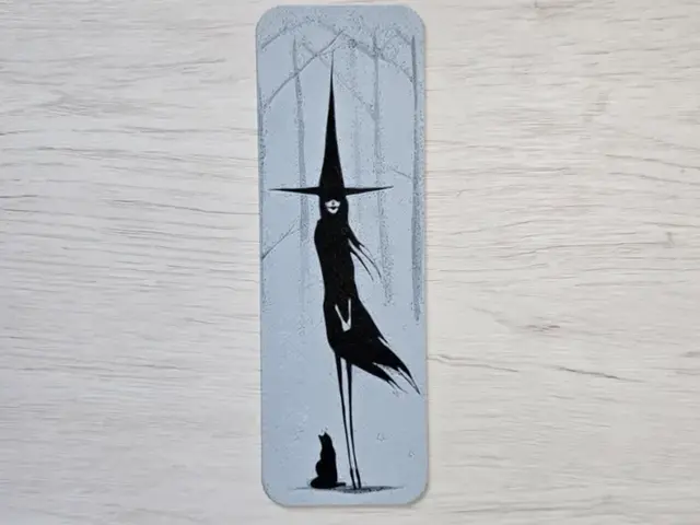 HueForge model: Witch and Cat Bookmark by Atrus Design