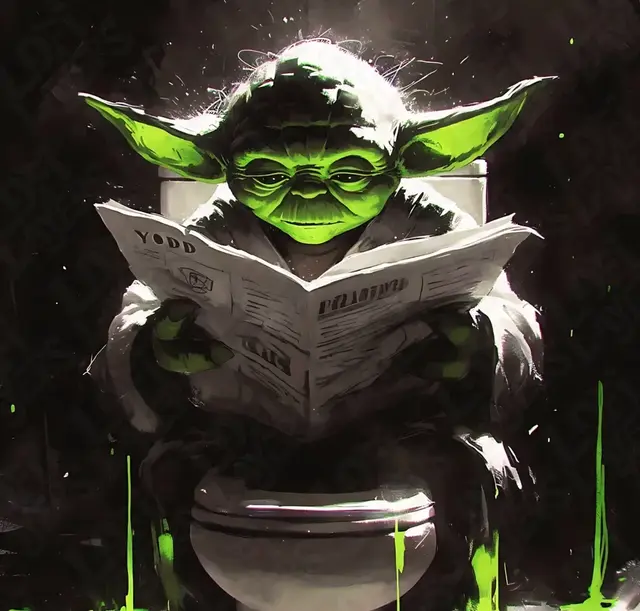 HueForge model: Yoda Pooper Hueforge by LoFi Layers