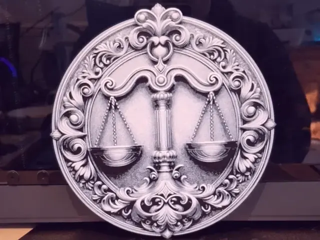 HueForge model: Libra- Zodiac sign - Hueforge - 2 colours by 3dGlow