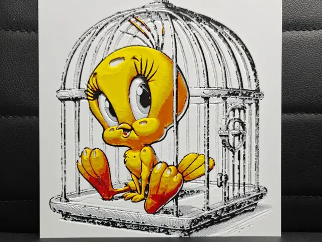 HueForge model: Tweety Titty Bird by TheHueforgeLady