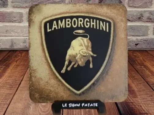 HueForge model: Plaque Lamborghini Hueforge by leshowpatate