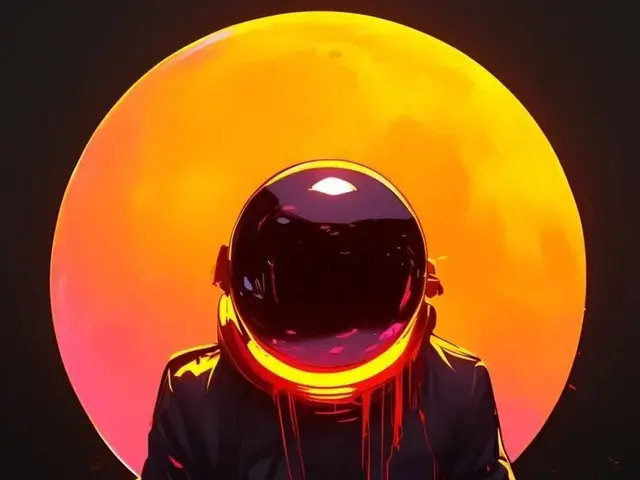 HueForge model: Dark Mode Astronaut by 3D Gallery Realm