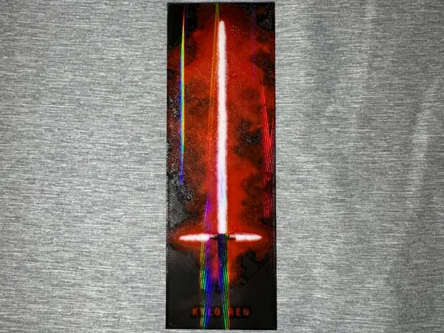 HueForge model: Kylo Ren Light Saber Bookmark - Flatforge by Hey Ben