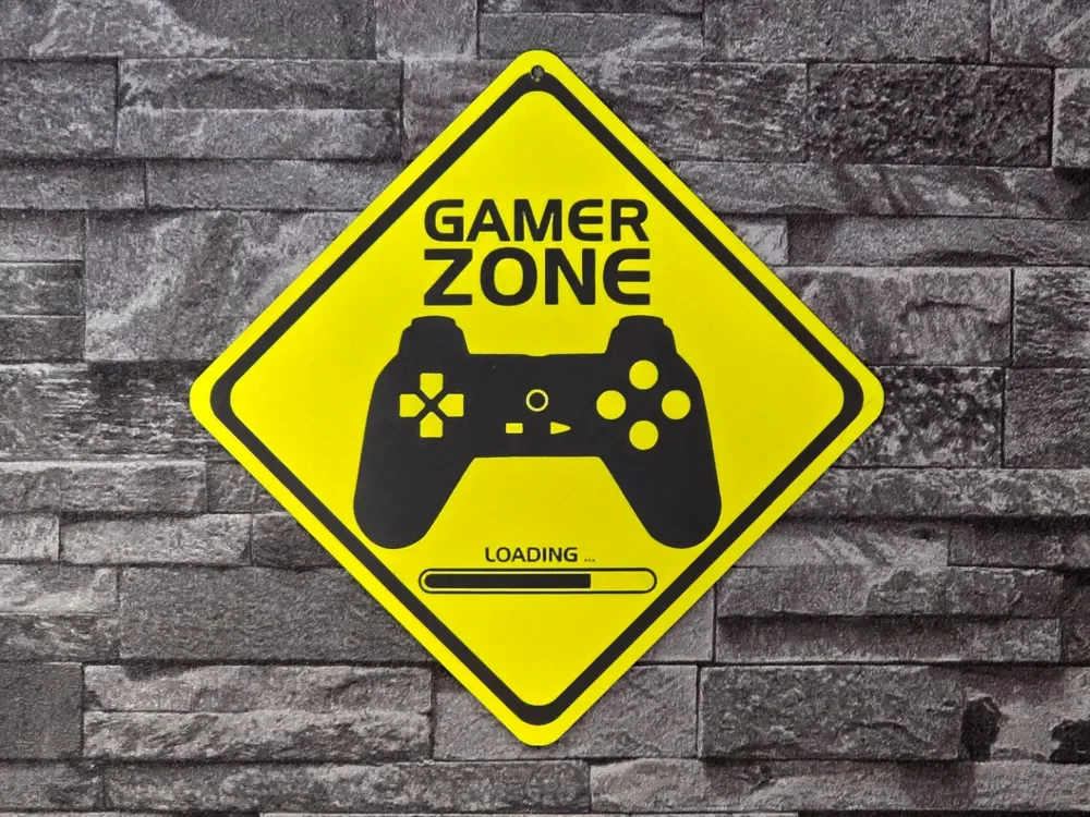 Hueforge Gamer Zone 2 colors by StefBull85 HueForge model: Hueforge Gamer Zone 2 colors by StefBull85