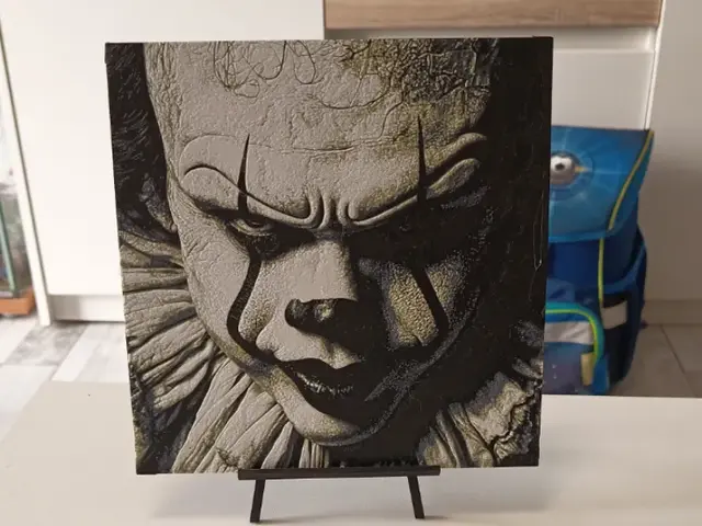 HueForge model: Pennywise IT Horror Hueforge by 3DNesy