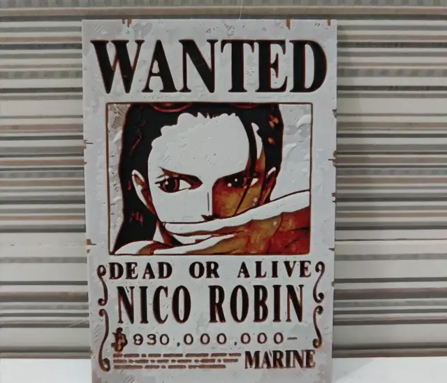 HueForge model: Hueforge style letter from Nico Robin by Litolunar