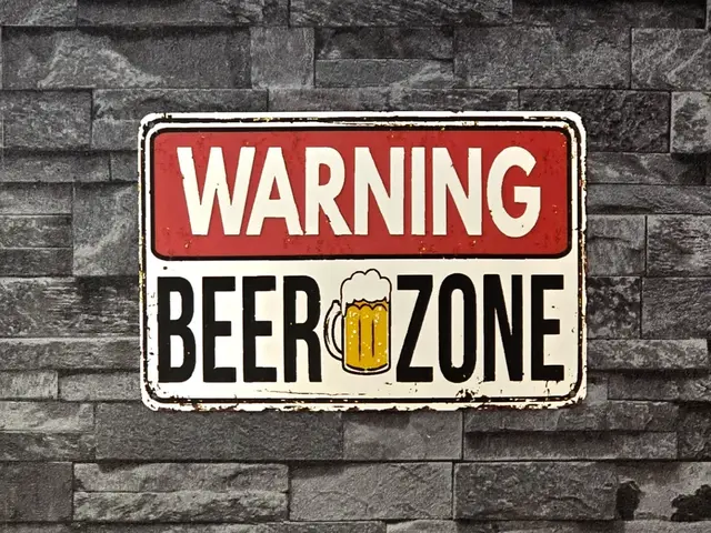HueForge model: Hueforge WARNING BEER ZONE 4 colors by StefBull85