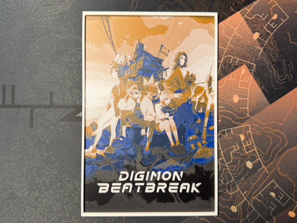 Digimon Beatbreak - HueForge by ZorPrime7 HueForge model: Digimon Beatbreak - HueForge by ZorPrime7