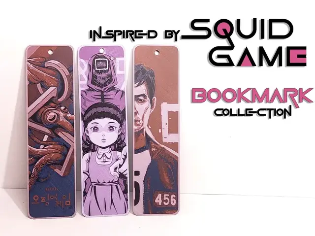 HueForge model: Inspired by Squid Game series bookmark by Danz