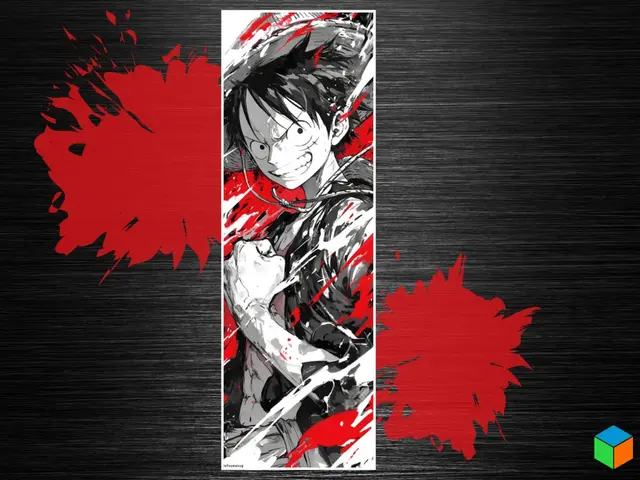 HueForge model: Luffy One Piece Hueforge Bookmark by 3D Prints By Vic
