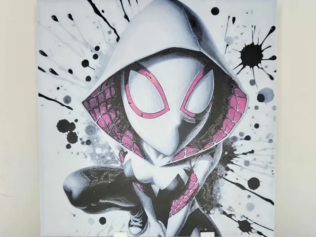 HueForge model: Graffiti Spider-Gwen Hueforge by 3Ree Printing