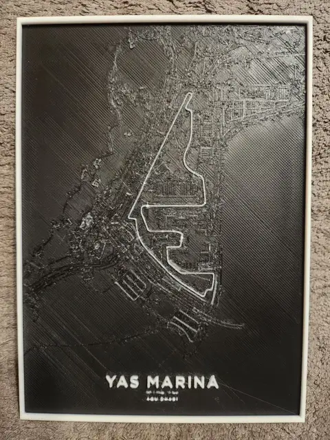 HueForge model: Yas Marina Circuit F1 - HueForge by keko