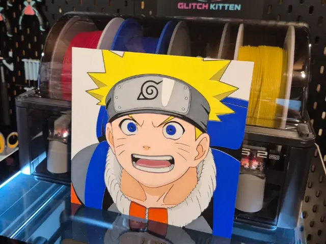 HueForge model: Naruto Headshot - Hueforge by Glitch Kitten