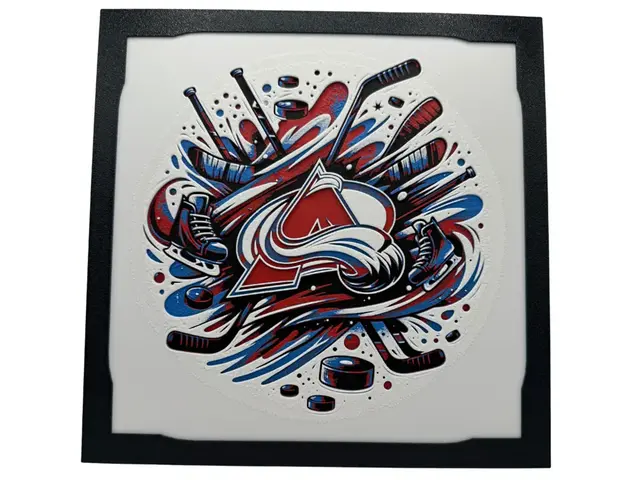 HueForge model: Colorado Avalanche - NHL Hueforge by Canadian Gamer