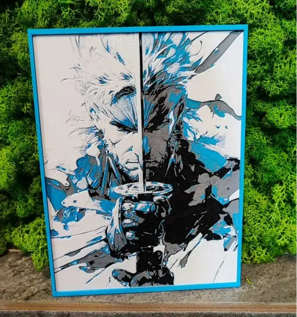 HueForge model: Metal Gear by Garuda3D