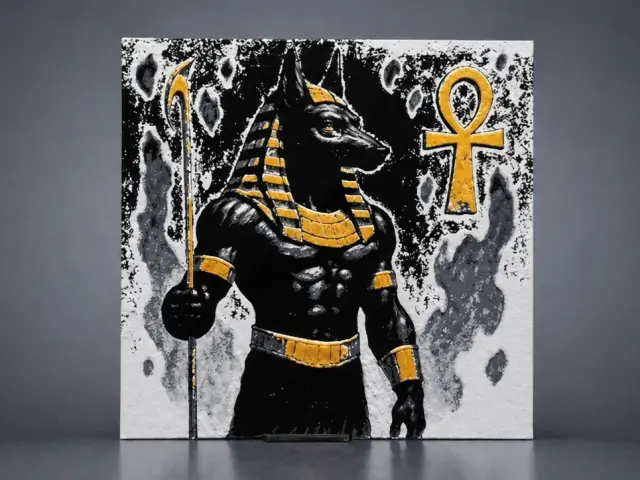 HueForge model: Anubis — Egyptian God of the Dead by Aleksandr