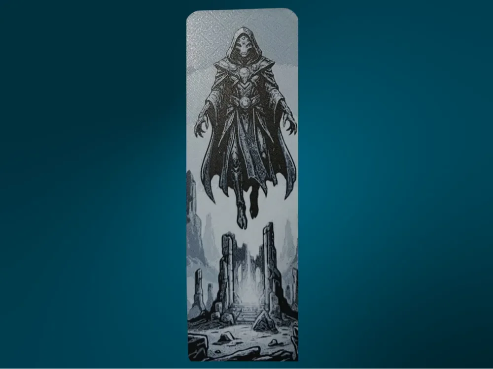 Dark Lord Bookmark by FYTY112 HueForge model: Dark Lord Bookmark by FYTY112